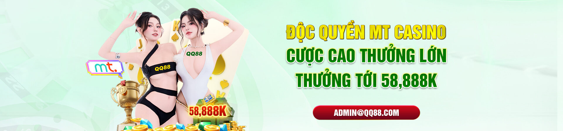 Độc quyền MT casino - cược cao thưởng lớn